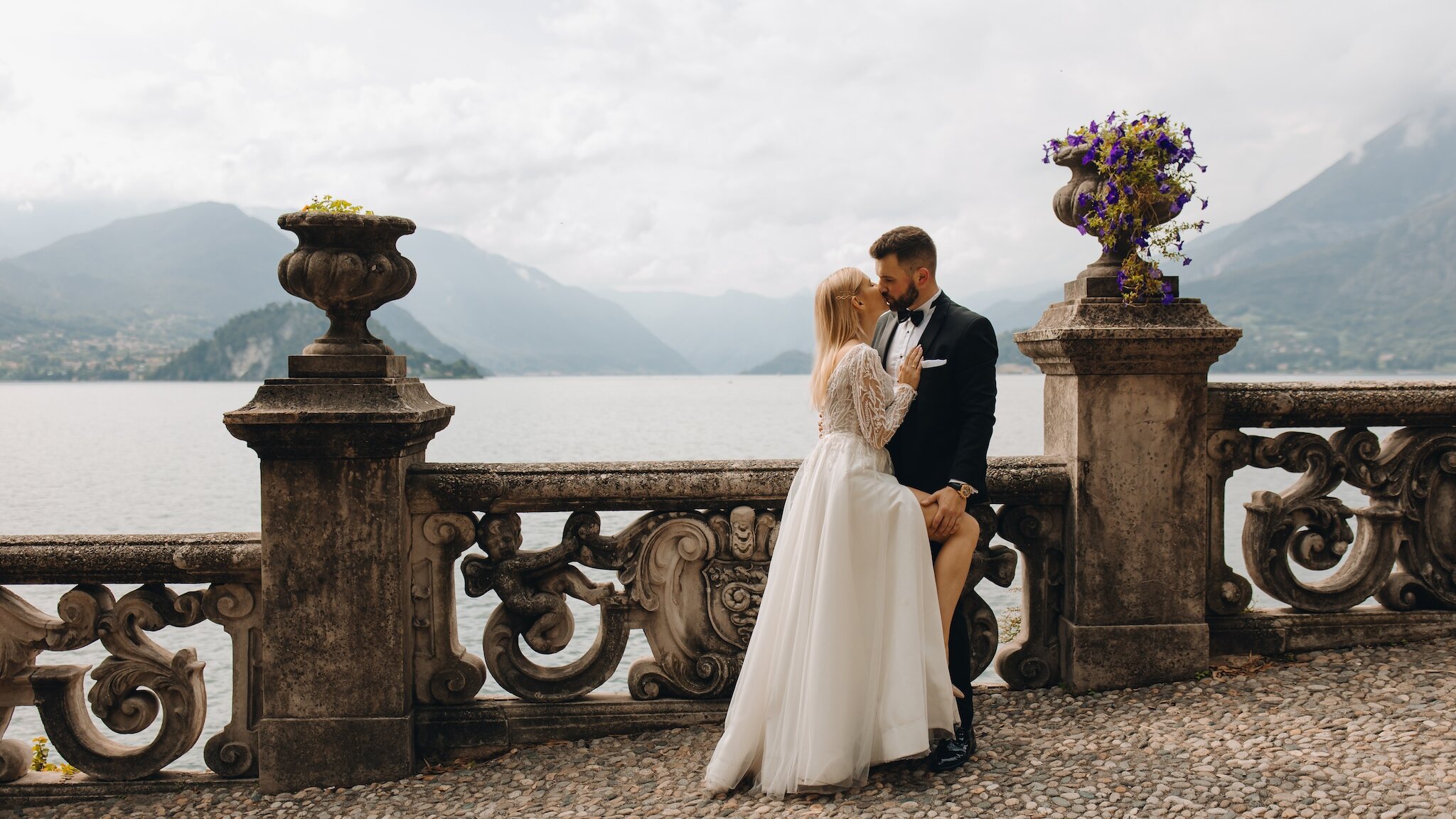 Sesja ślubna jezioro Como Włochy